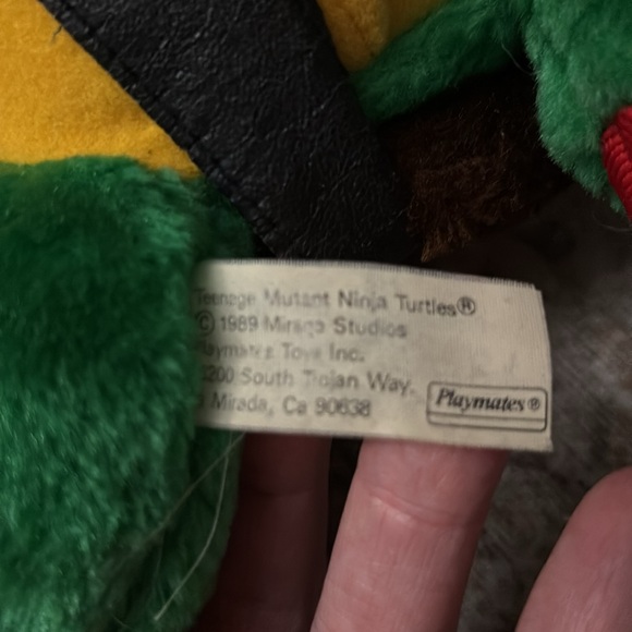 Playmates Raphael Teenage Mutant Ninja Turtle Stuffed Animal - Picture 5 of 5